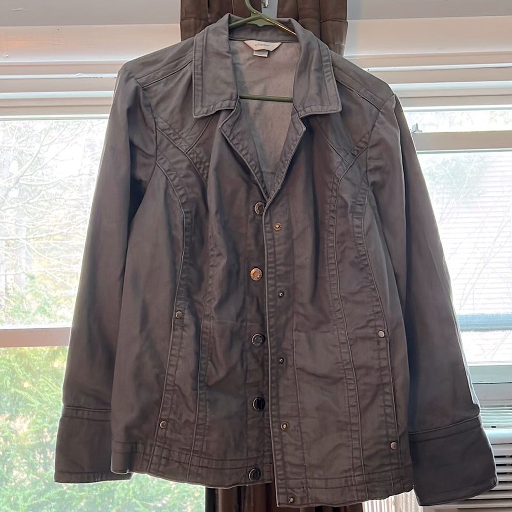 Cotton Button Down Jacket